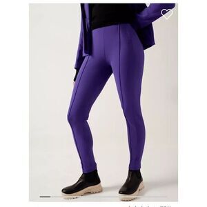 ATHLETA Women's Glacier Snow Skinny Pants‎ SIZE 8 Purple NWT
